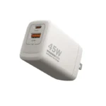 Wall Fast Charger Gan PD45W Dual Port Type A & C